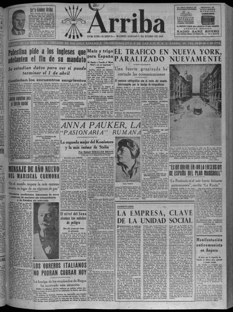 Miniatura de Arriba del 3 de enero de 1948