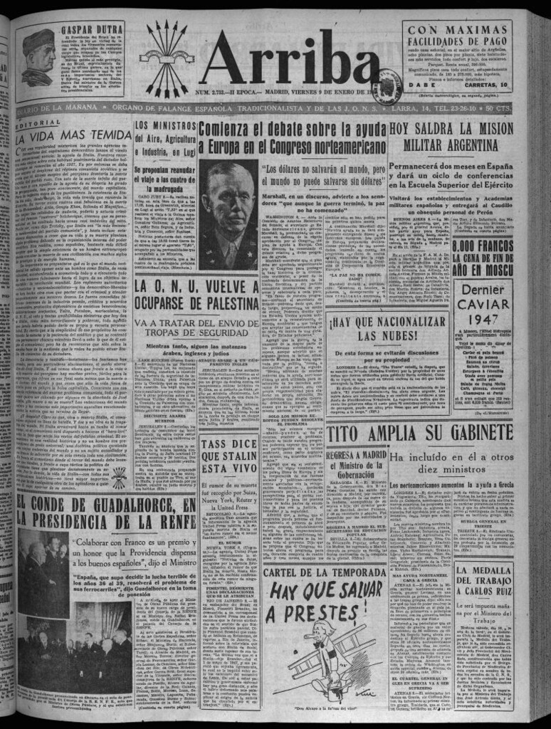 Miniatura de Arriba del 9 de enero de 1948