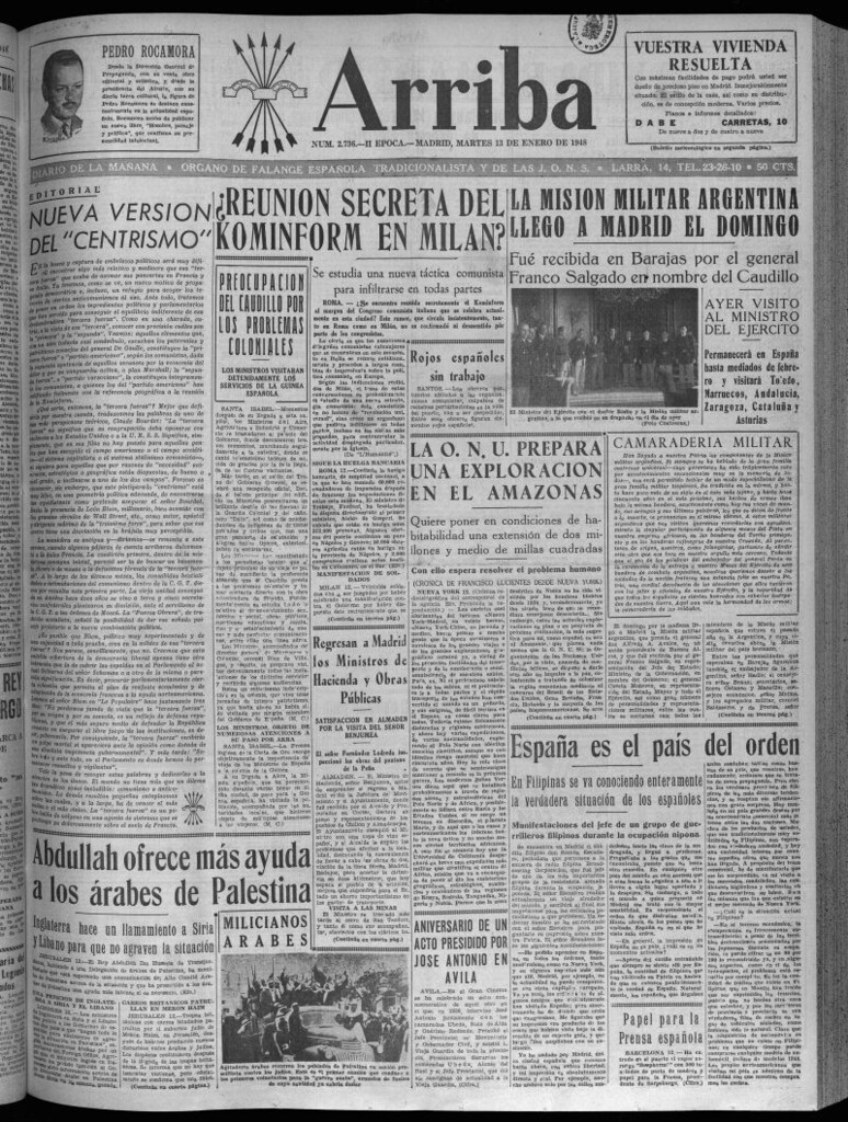Miniatura de Arriba del 13 de enero de 1948