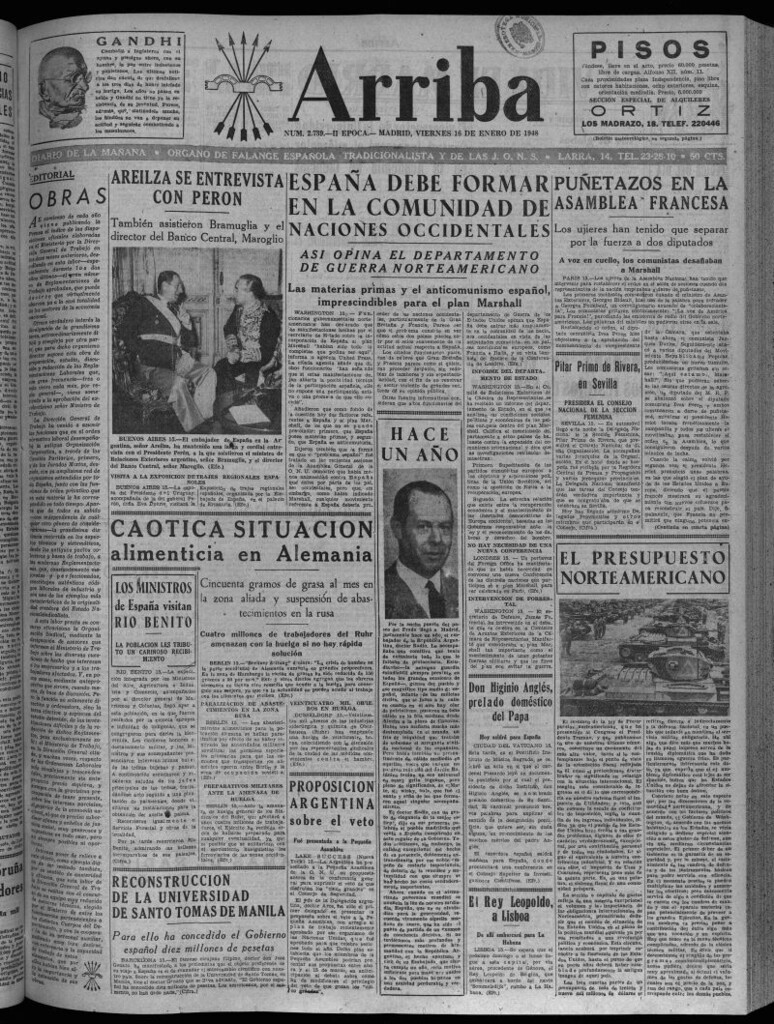 Miniatura de Arriba del 16 de enero de 1948