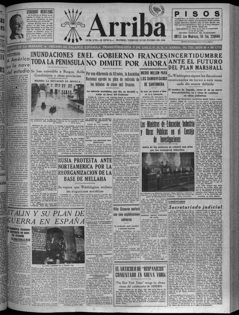 Miniatura de Arriba del 30 de enero de 1948