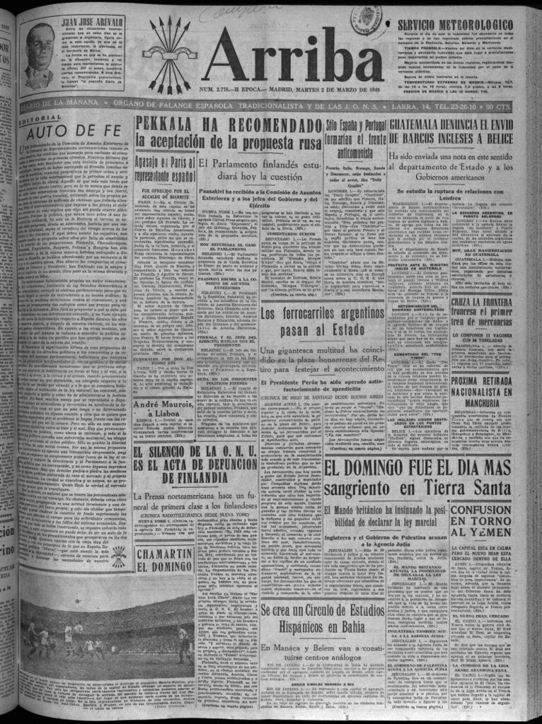 Miniatura de Arriba del 2 de marzo de 1948