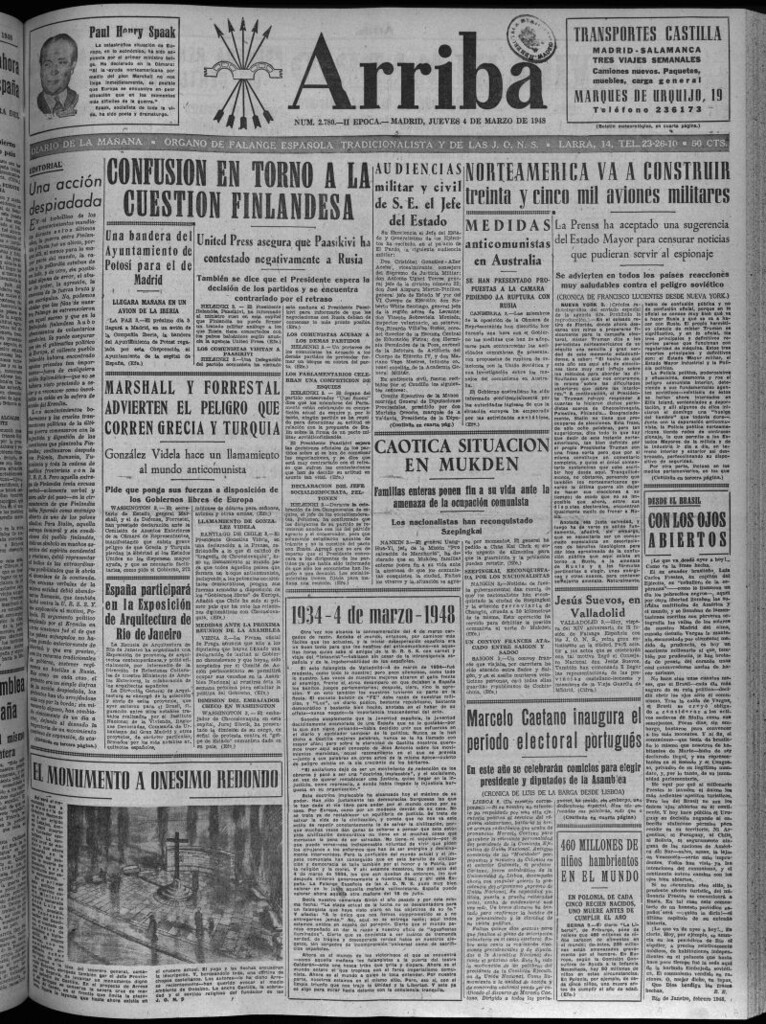 Miniatura de Arriba del 4 de marzo de 1948