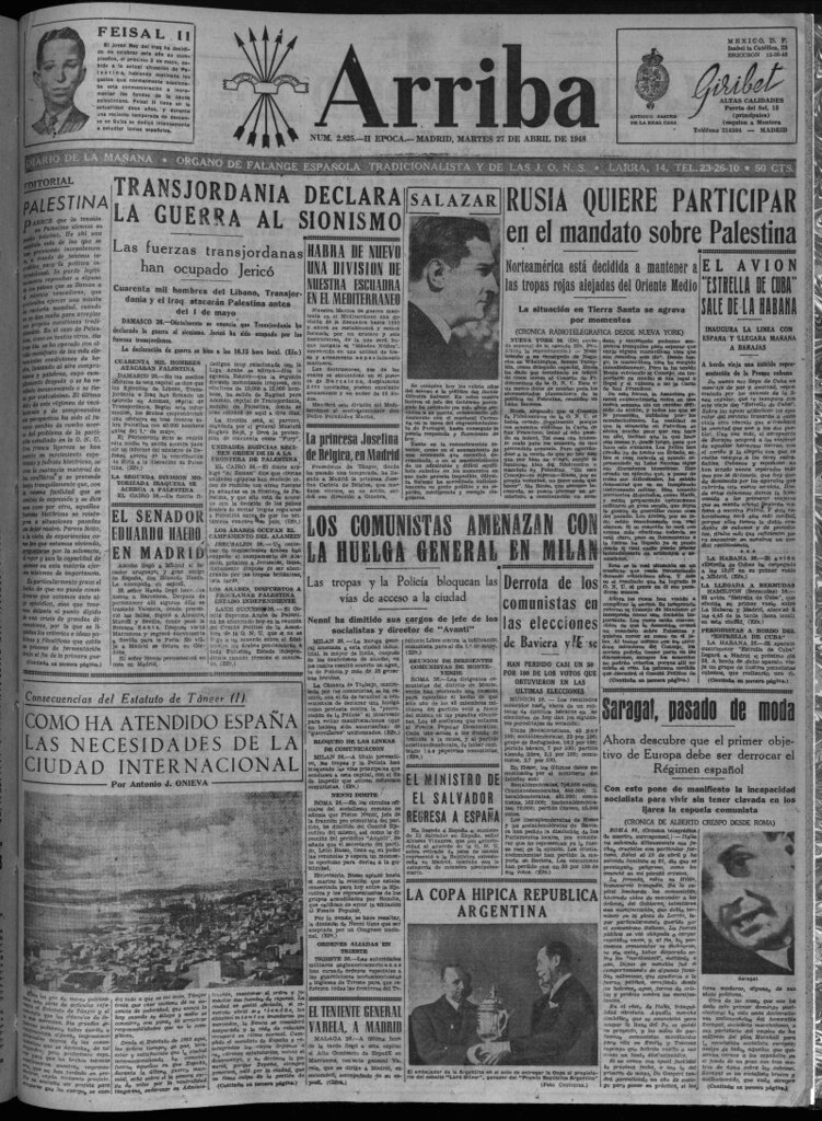 Miniatura de Arriba del 27 de abril de 1948