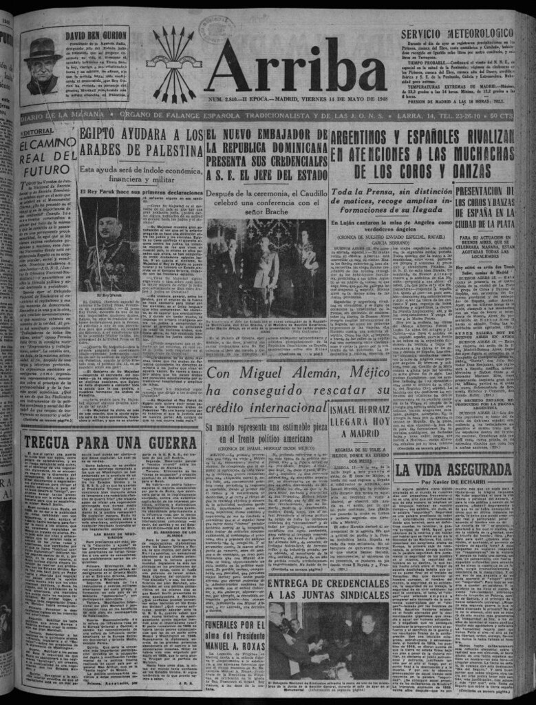 Miniatura de Arriba del 14 de mayo de 1948