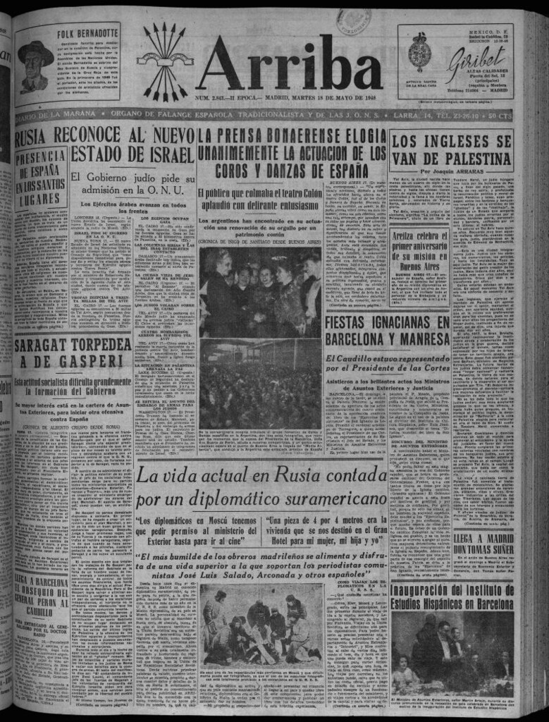 Miniatura de Arriba del 18 de mayo de 1948