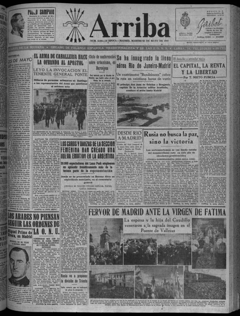 Miniatura de Arriba del 25 de mayo de 1948