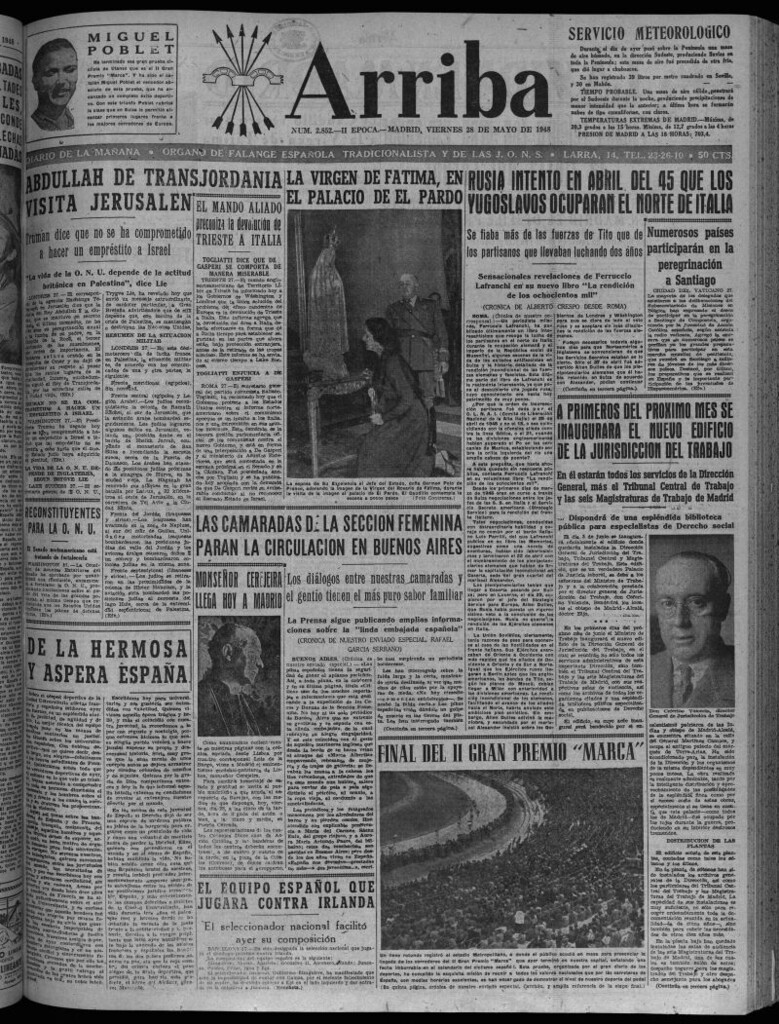 Miniatura de Arriba del 28 de mayo de 1948