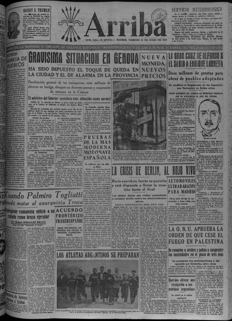 Miniatura de Arriba del 16 de julio de 1948