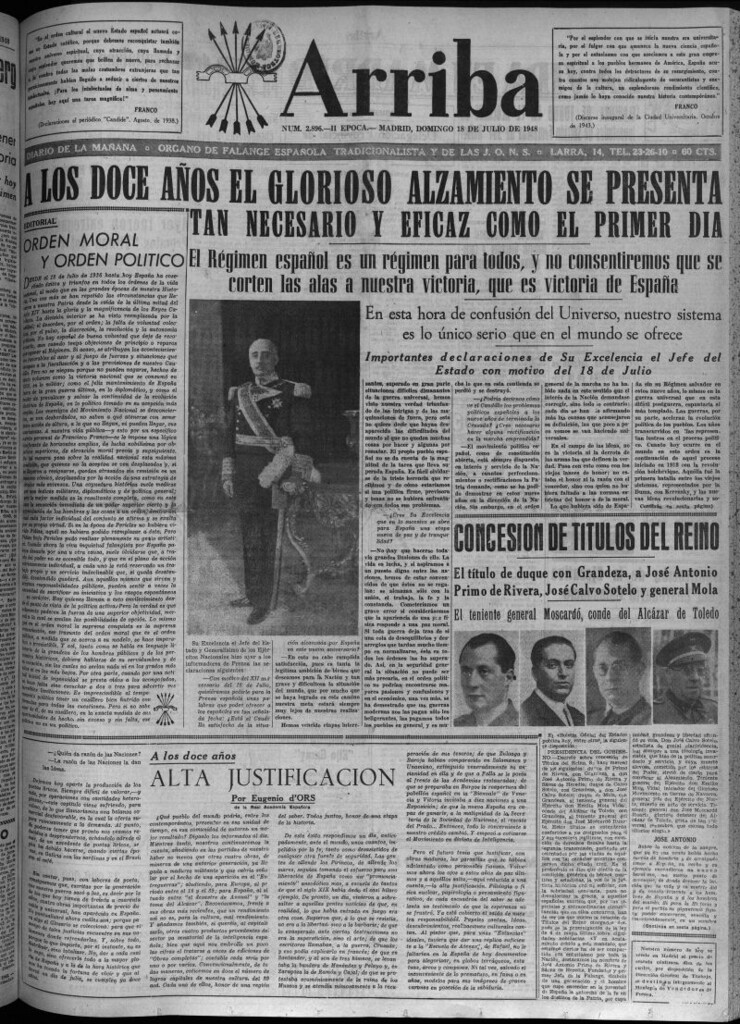 Miniatura de Arriba del 18 de julio de 1948