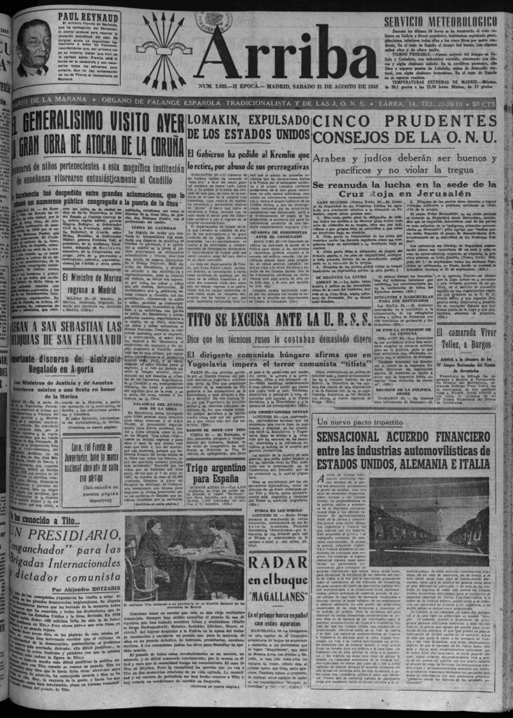 Miniatura de Arriba del 21 de agosto de 1948