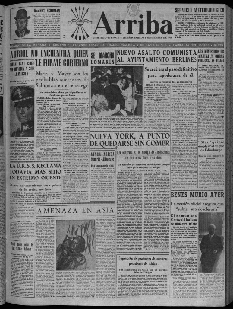 Miniatura de Arriba del 4 de septiembre de 1948