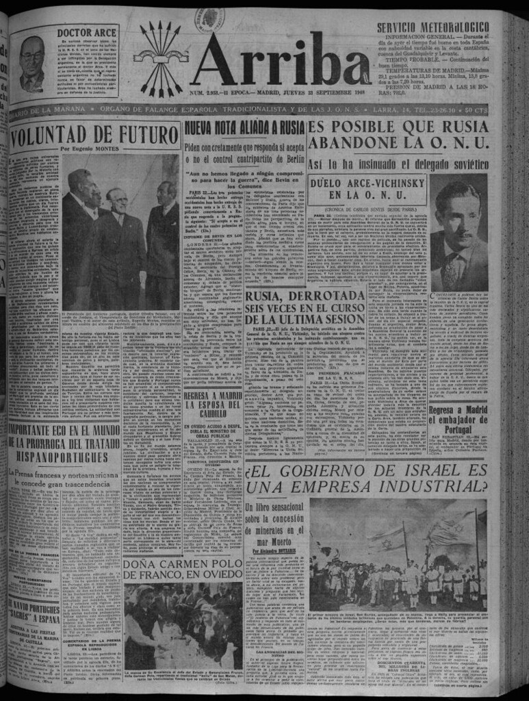 Miniatura de Arriba del 23 de septiembre de 1948