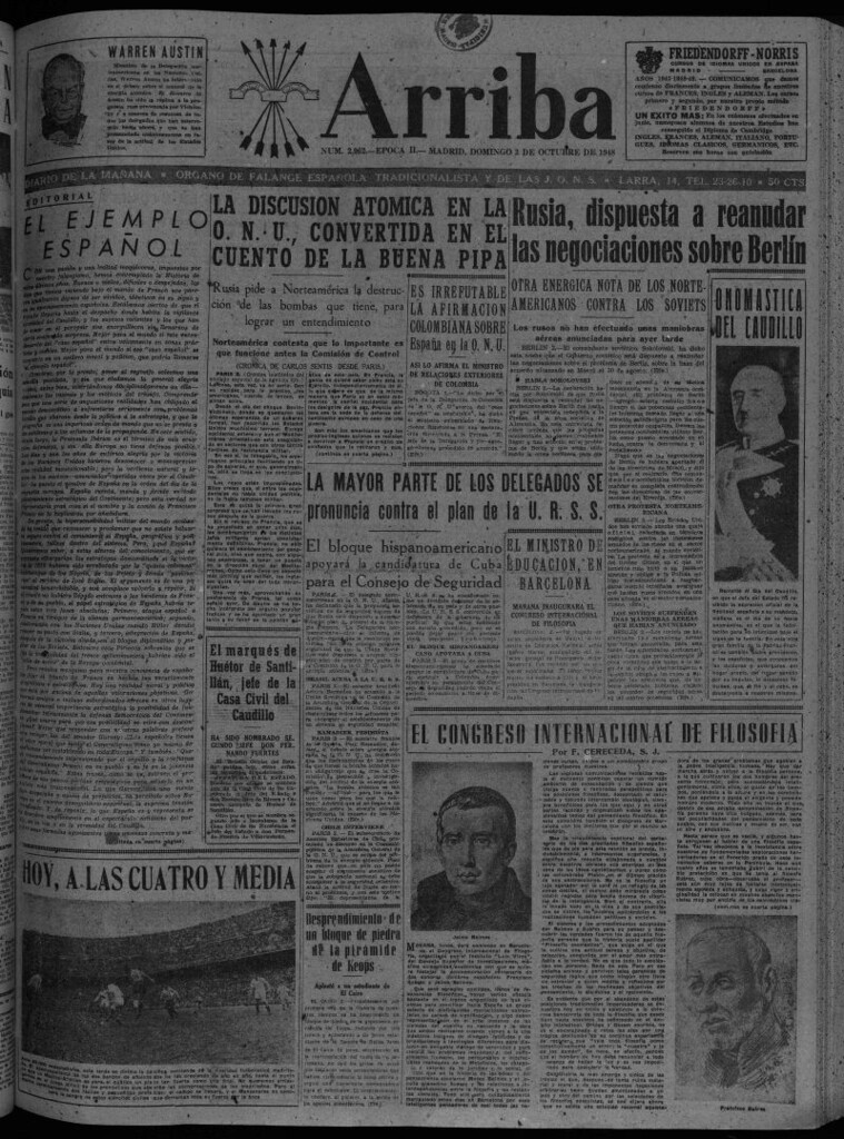 Miniatura de Arriba del 3 de octubre de 1948