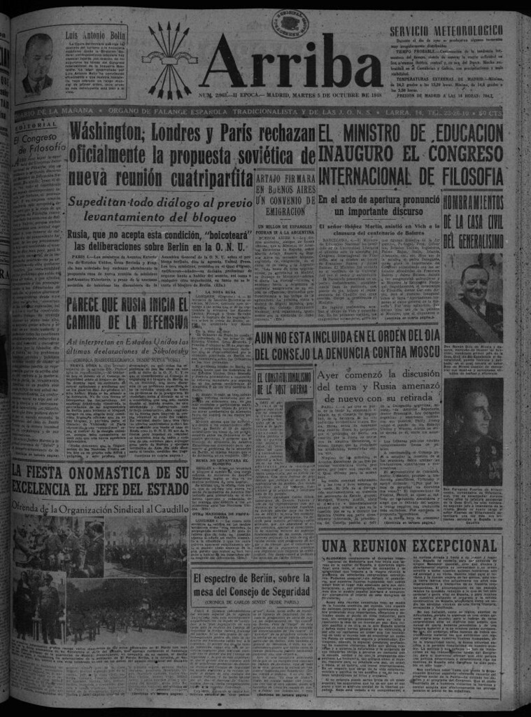 Miniatura de Arriba del 5 de octubre de 1948