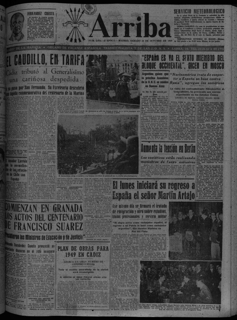 Miniatura de Arriba del 16 de octubre de 1948