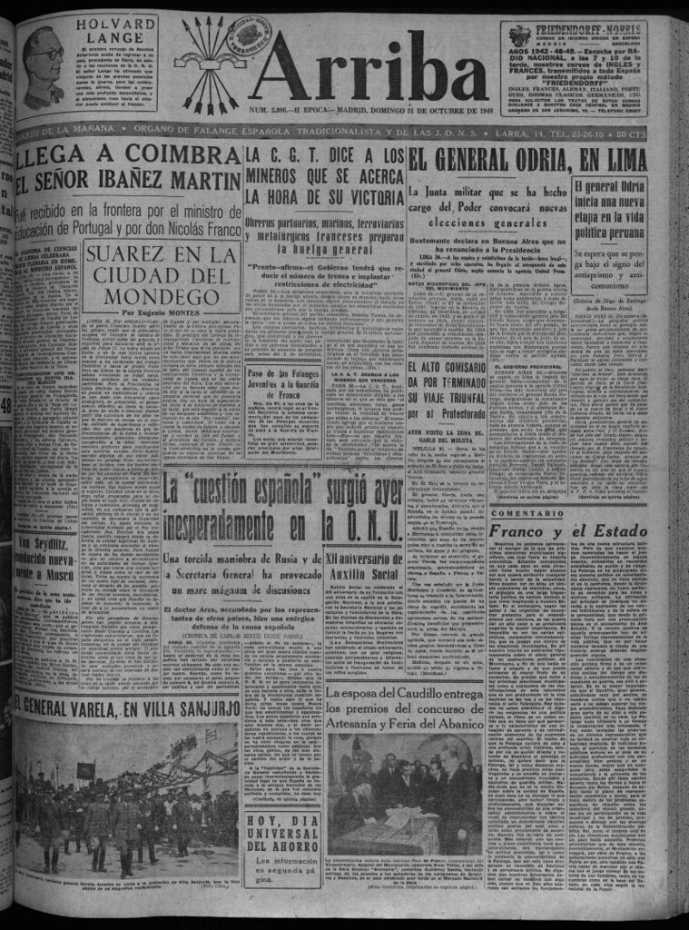 Miniatura de Arriba del 31 de octubre de 1948