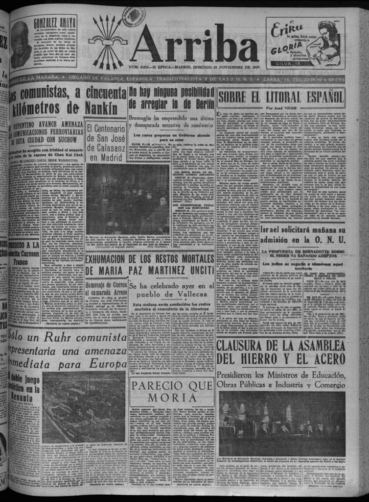Miniatura de Arriba del 28 de noviembre de 1948