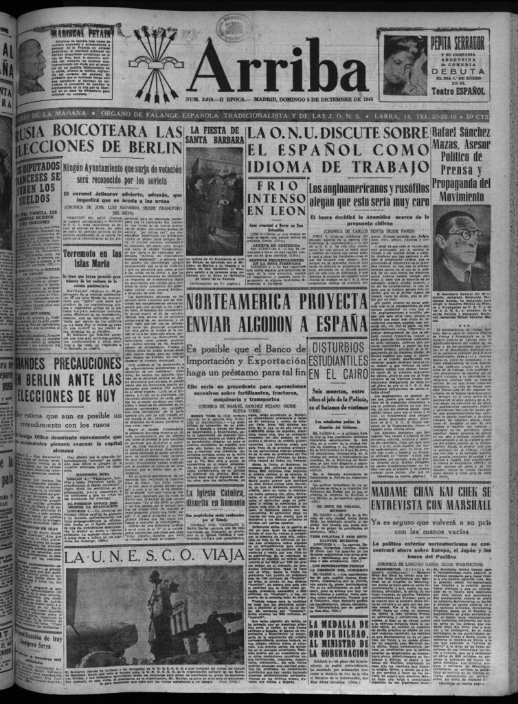 Miniatura de Arriba del 5 de diciembre de 1948