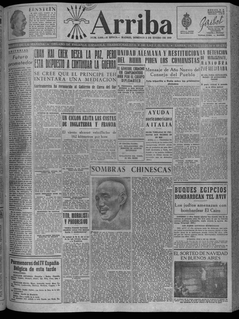 Miniatura de Arriba del 2 de enero de 1949