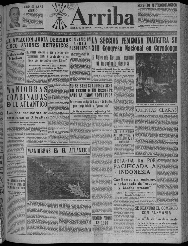Miniatura de Arriba del 9 de enero de 1949