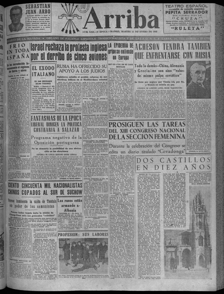 Miniatura de Arriba del 11 de enero de 1949