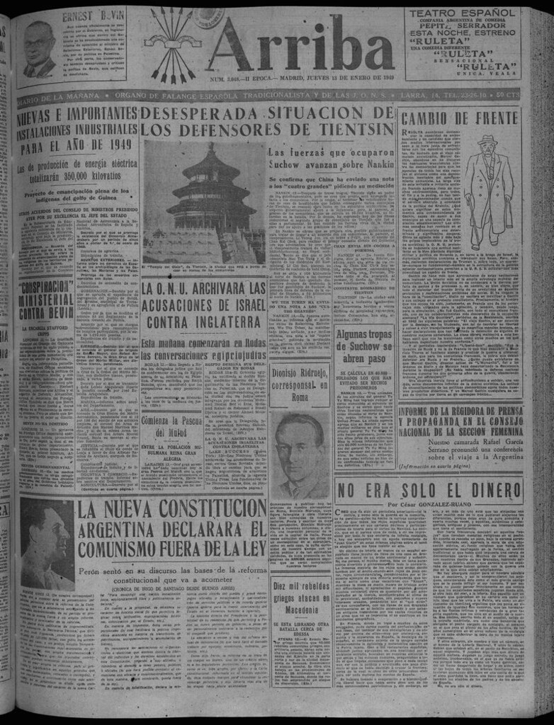 Miniatura de Arriba del 13 de enero de 1949