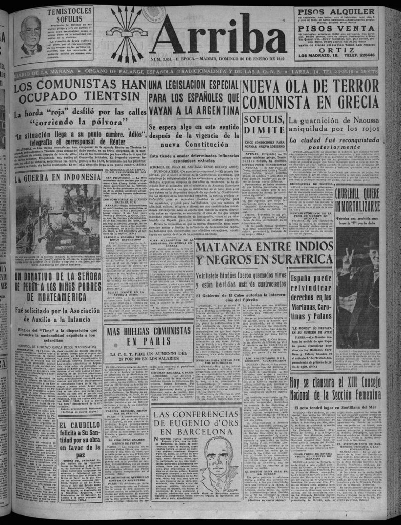 Miniatura de Arriba del 16 de enero de 1949