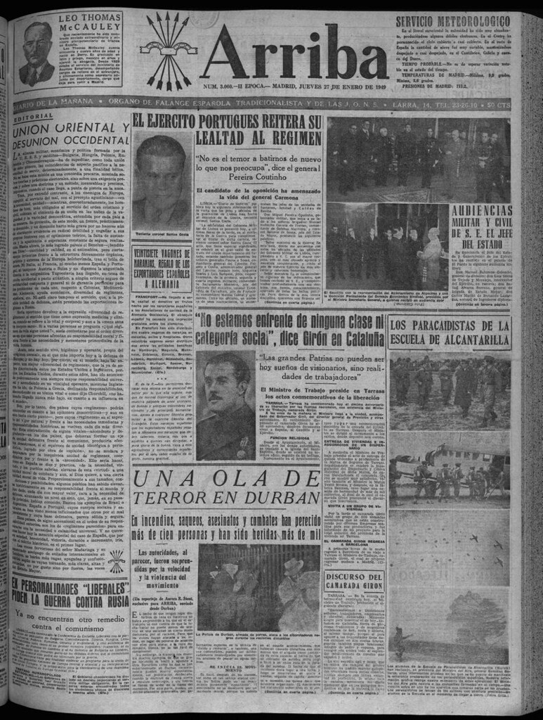 Miniatura de Arriba del 27 de enero de 1949