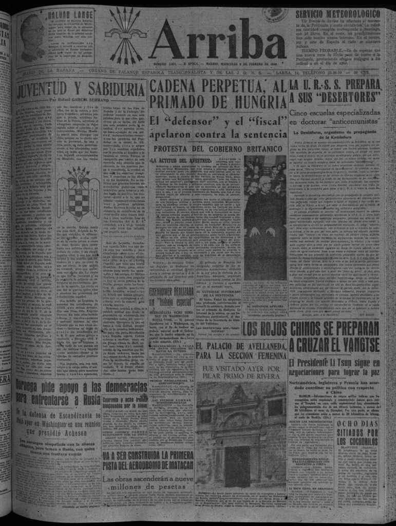 Miniatura de Arriba del 9 de febrero de 1949