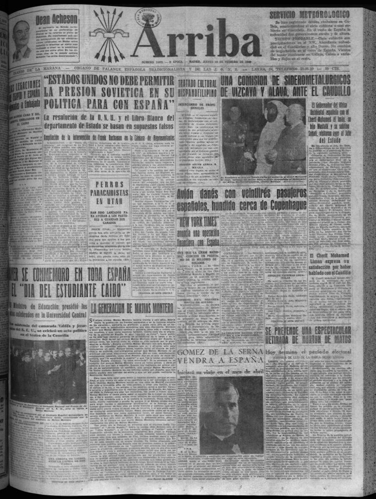 Miniatura de Arriba del 10 de febrero de 1949