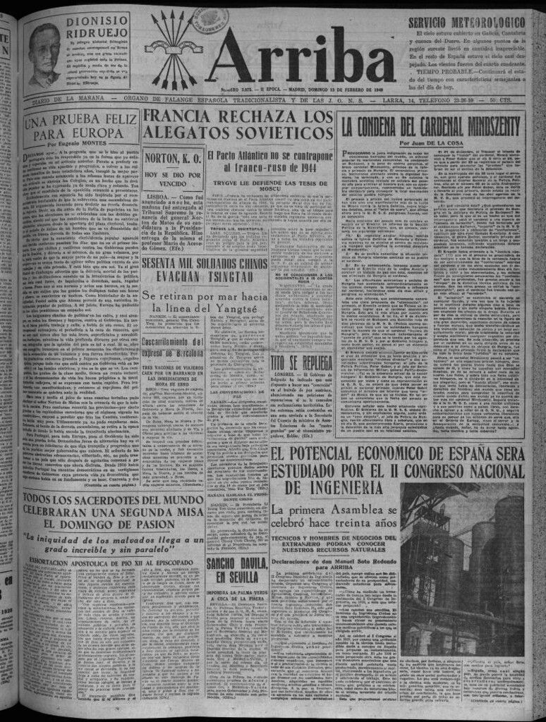 Miniatura de Arriba del 13 de febrero de 1949
