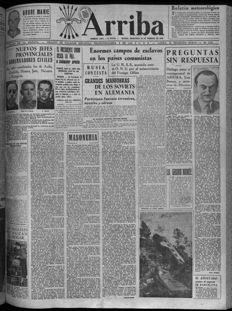 Miniatura de Arriba del 16 de febrero de 1949