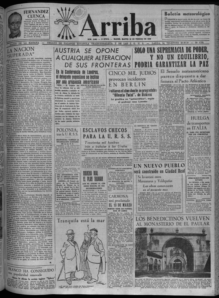 Miniatura de Arriba del 22 de febrero de 1949