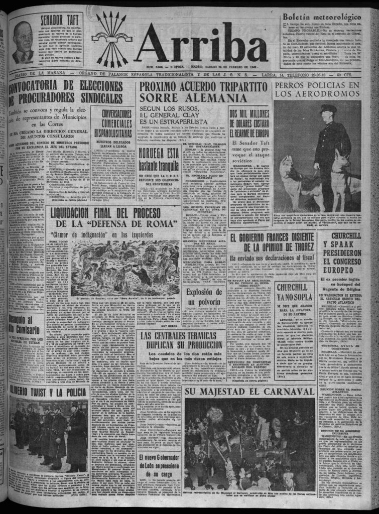 Miniatura de Arriba del 26 de febrero de 1949
