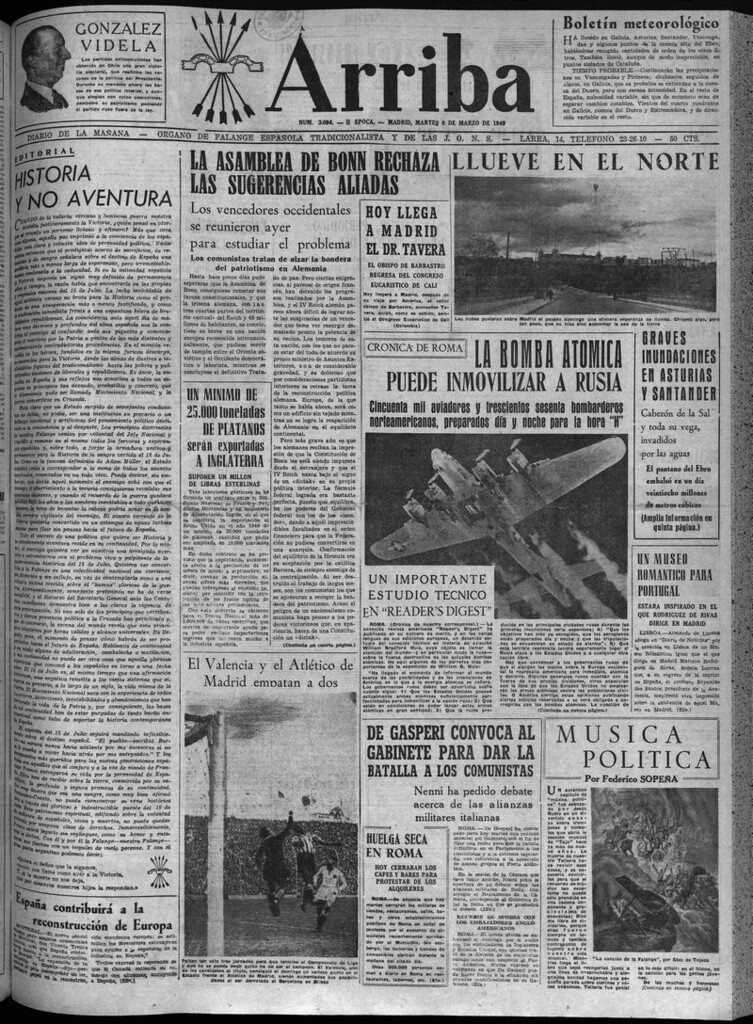 Miniatura de Arriba del 8 de marzo de 1949