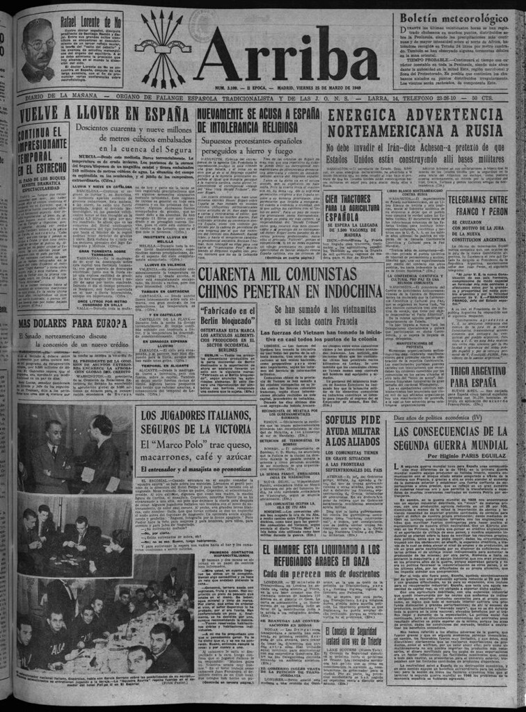 Miniatura de Arriba del 25 de marzo de 1949