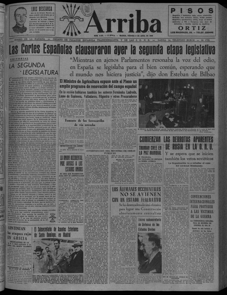 Miniatura de Arriba del 8 de abril de 1949