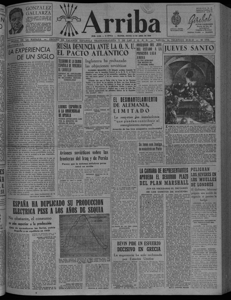 Miniatura de Arriba del 14 de abril de 1949