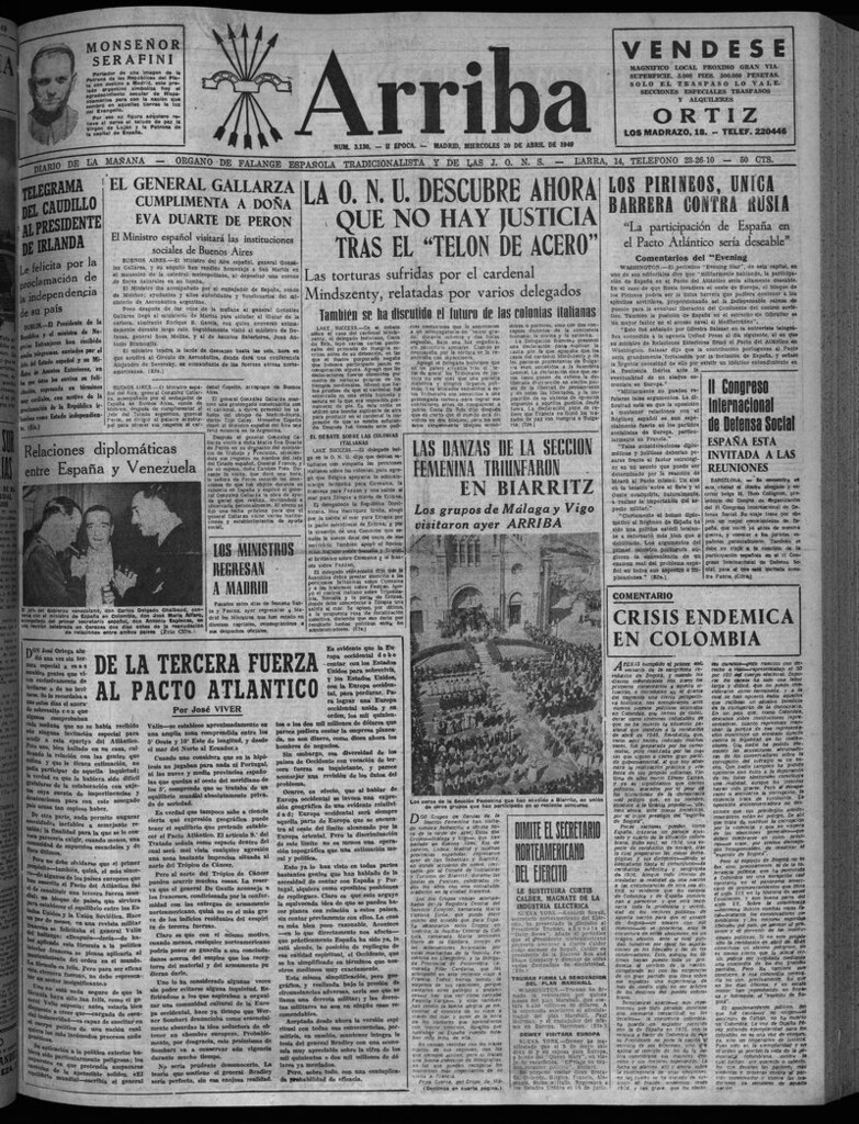 Miniatura de Arriba del 20 de abril de 1949