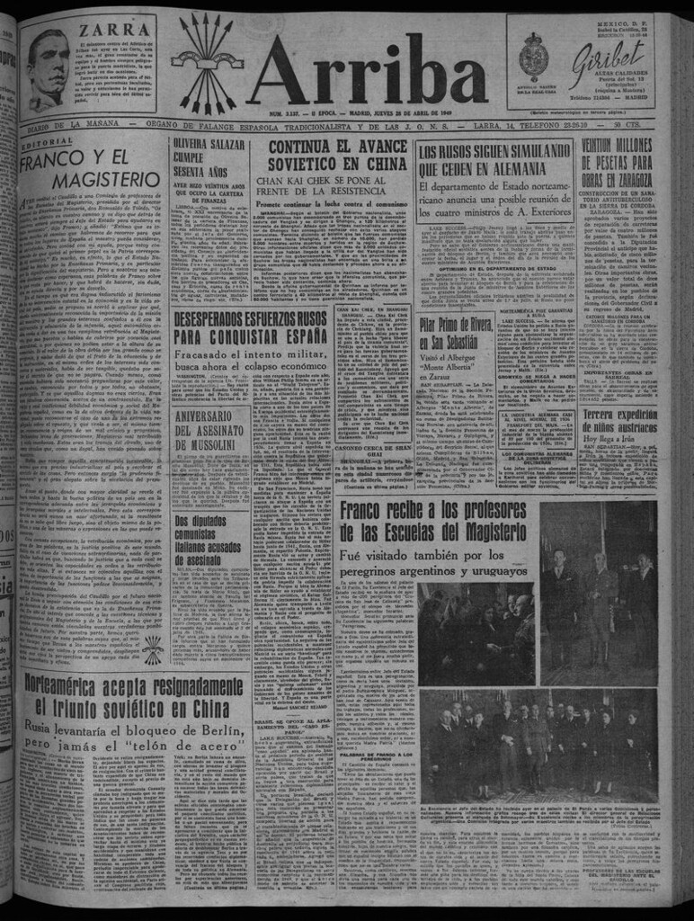 Miniatura de Arriba del 28 de abril de 1949