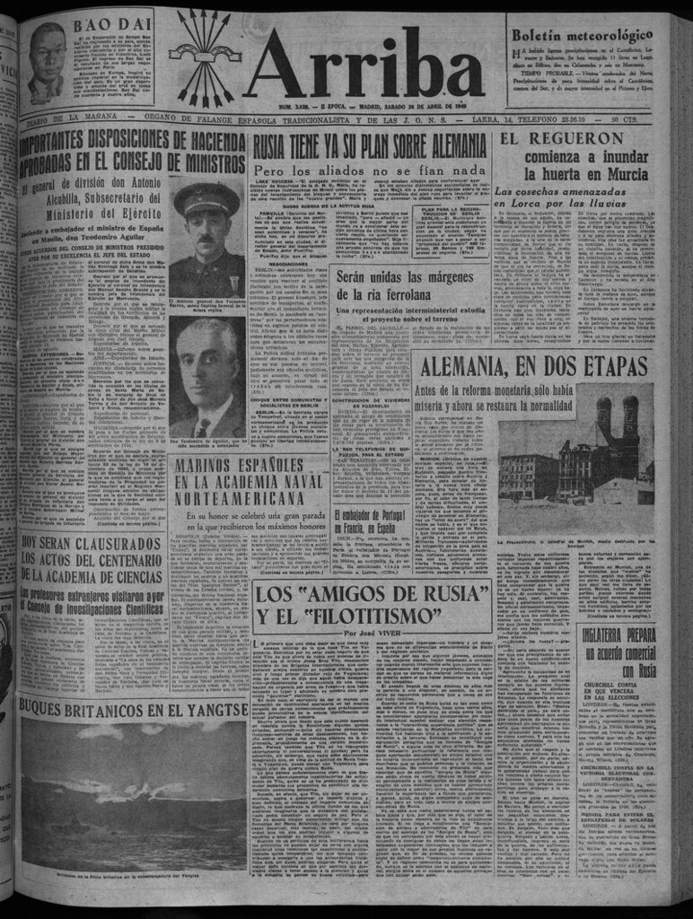 Miniatura de Arriba del 30 de abril de 1949