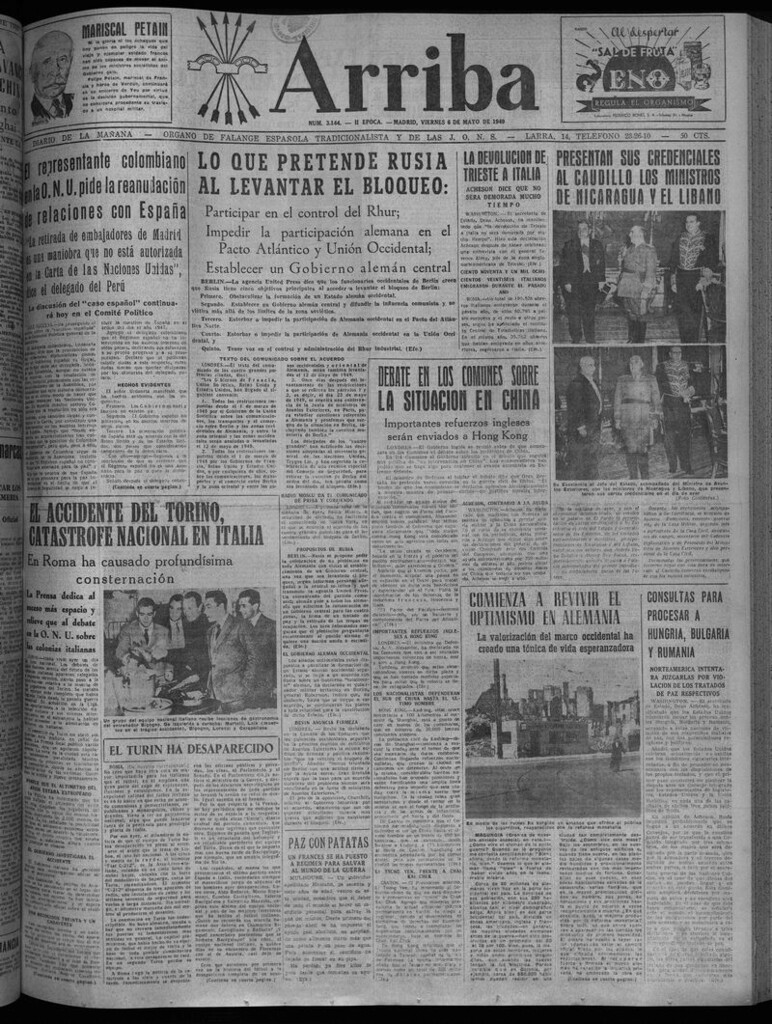 Miniatura de Arriba del 6 de mayo de 1949