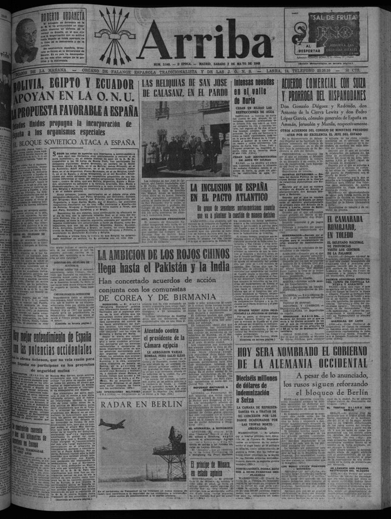 Miniatura de Arriba del 7 de mayo de 1949