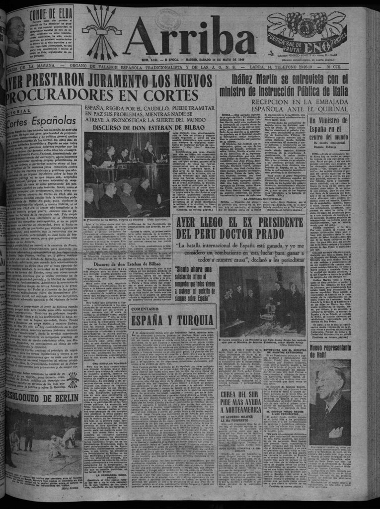 Miniatura de Arriba del 14 de mayo de 1949