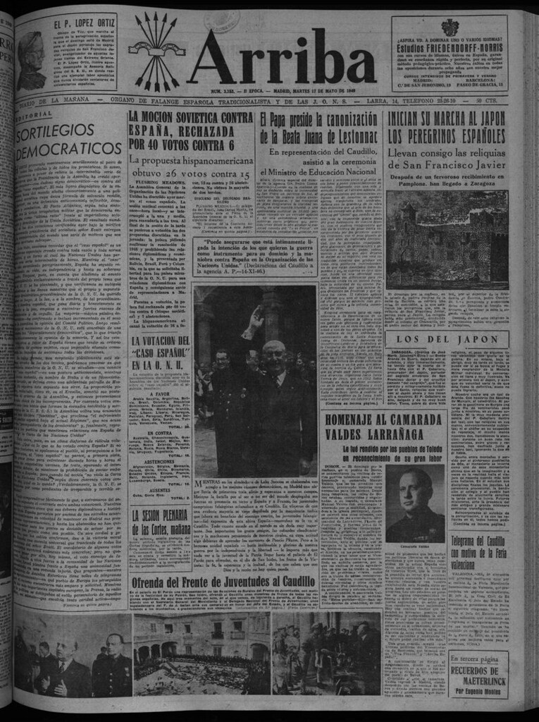 Miniatura de Arriba del 17 de mayo de 1949