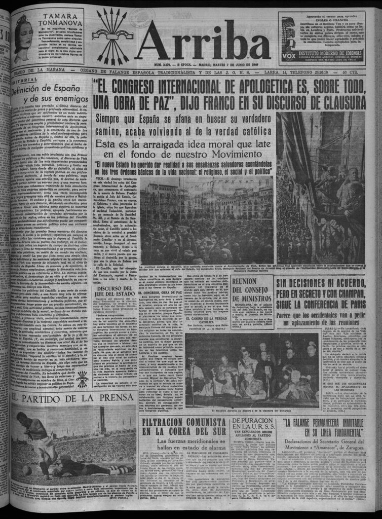 Miniatura de Arriba del 7 de junio de 1949