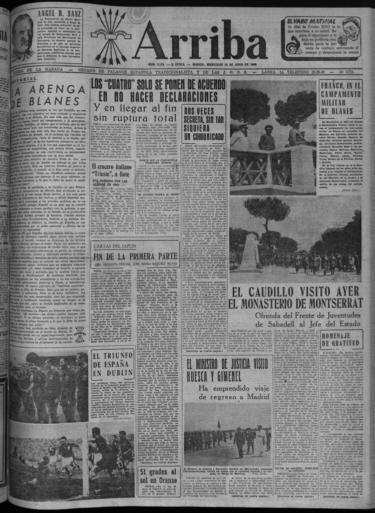 Miniatura de Arriba del 15 de junio de 1949