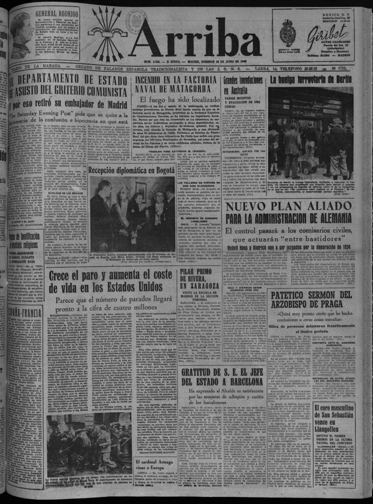 Miniatura de Arriba del 19 de junio de 1949