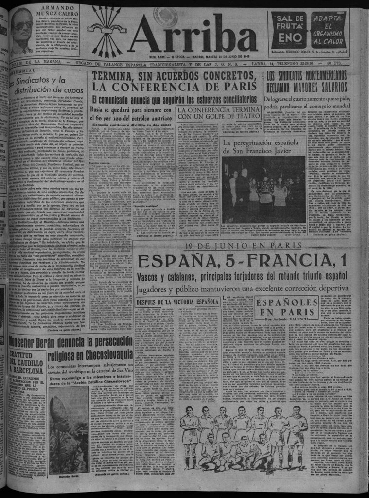 Miniatura de Arriba del 21 de junio de 1949